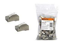 Разъем RJ-45 FTP для кабеля кат. 5Е, 8P8C (100шт) TDM | код SQ0561-0001| TDM