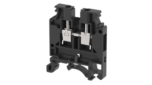 Клемма проходная винтовая 4 мм2, на 2 подключения, черная KUT4N(BK) | код 1103010005 | Elmex Клемма проходная винтовая 4 мм2, на 2 подключения, черная KUT4N(BK) | код 1103010005 | Elmex