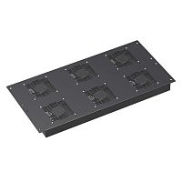 Потолочный модуль 6 вентиляторов без термостата IT CQE шириной 800мм, RAL9005 | код R5VSIT8006FB | DKC