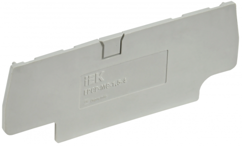 Заглушка для CP-MC 4 вывода 1,5мм2 серая IEK | код YCT22-00-4-K03-001-ZGL | IEK
