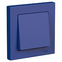 ATLASDESIGN 1-клавишный ВЫКЛЮЧАТЕЛЬ, сх.1, 10АХ, в сборе, АКВАМАРИН | код ATN001112 | Systeme Electric