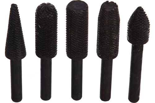 Шарошки стальные по металлу, 5 шт | код 36475 | FIT Шарошки стальные по металлу, 5 шт | код 36475 | FIT