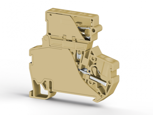 307 310, Клеммник пруж.быстрозажимной (Push in) с держ.предохр.(6,3х31,75), 4 мм.кв., (бежевый), PYK 4I (6,3x31,75) | код 0.0.0.3.07310 | KLEMSAN 307 310, Клеммник пруж.быстрозажимной (Push in) с держ.предохр.(6,3х31,75), 4 мм.кв., (бежевый), PYK 4I (6,3x31,75) | код 0.0.0.3.07310 | KLEMSAN