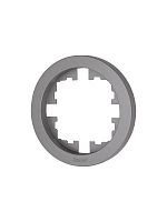 Рамка 1-м OSEN горизонт. круглая сер. матов. LEZARD 744-7400-146