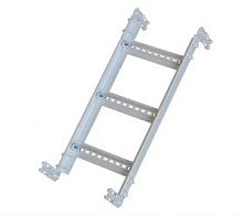 Угол шарнирный лестничный усиленный 100x500 мм (2 мм) HDZ EKF | код goltp90100500-2-HDZ | EKF