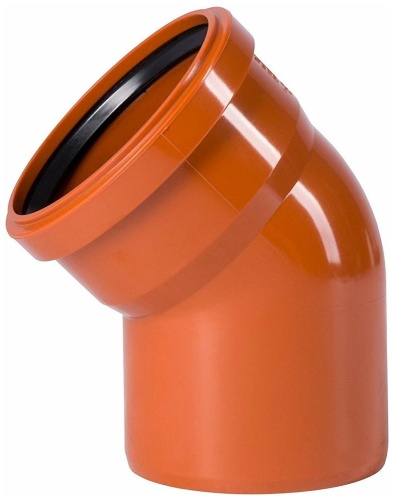 Отвод наружной канализации 160х45 град. | код 222220 | Ostendorf Отвод наружной канализации 160х45 град. | код 222220 | Ostendorf