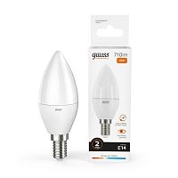 Лампа светодиодная Elementary Candle 10Вт E14 3000К | Код. 33110 | Gauss