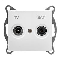 GUSI Bravo механизм розетки TV+ SAT, оконечной, скрытая установка. Цвет белый. | код С10TS1-001 | GUSI ELECTRIC