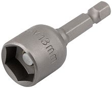 Насадка для шурупов и болтов с 6-грголовкой Профи d=13 мм, L=48 мм | код 57942 | FIT