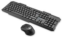 Клавиатура + мышь Оклик 205MK клав:черный мышь:черный USB беспроводная Multimedia (1546786) | код 1546786 | Oklick