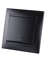 Кнопка звонковая 6А графит Лама TDM | код SQ1815-0608 | TDM