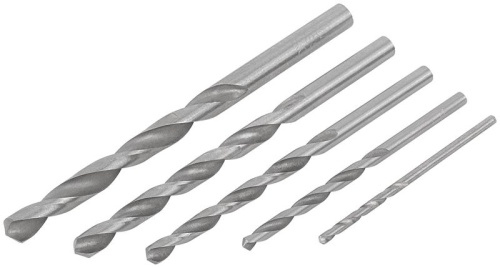 Набор сверл по металлу HSS, угол заточки 118град, в блистере, 5 шт. (2-3-4-5-6мм) | код 35605М | FIT