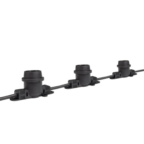 Гирлянда E27 без ламп PBL-S40/ L24+1.5 Black E27 (универс.крепл) IP65 Jazzway | код 5058255 | JazzWay фото 9