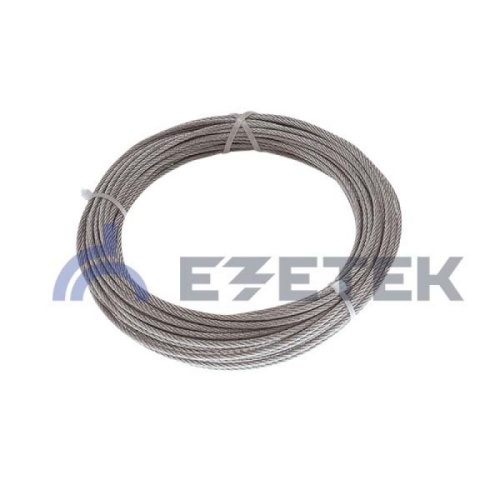 Трос стальной оцинкованный 10 мм, оцинкованная сталь | код 90752 | ЕЗЕТЕК