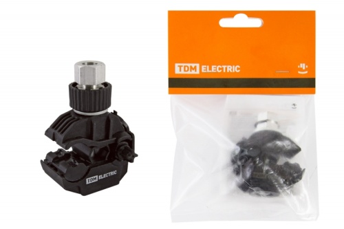 Зажим герметичный ответвительный прокалывающий ЗГОП 16-95/1,5-10 (P6, P616) рознич. упак. TDM | код SQ0412-1001 | TDM Зажим герметичный ответвительный прокалывающий ЗГОП 16-95/1,5-10 (P6, P616) рознич. упак. TDM | код SQ0412-1001 | TDM