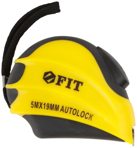 Рулетка с автостопом ''Инфинити'' 5 м x 19 мм | код 17349 | FIT фото 2