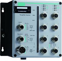 Коммутатор TN-5508A-8PoE-WV-T L2 Managed Ethernet switch with 8 * 802.3at PoE+ M12 connectors, 24 - 110 VDC, t: -40/75 | код 00-06103270 | MOXA