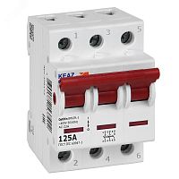 Выключатель нагрузки 3П 125А 400В OptiDin BM63PL-3125-УХЛ3 (ВМ63PL) | код 328173 | КЭАЗ