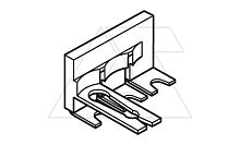 Скользящая перемычка PCS4 для клемм M6/8.ST.. на 4 контакта, IP21 | код 19987004 | Entrelec
