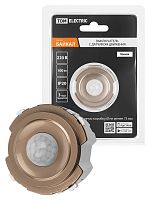 Выключатель с датчиком движения 16А 250В бронза, Байкал TDM | код SQ1819-0446 | TDM