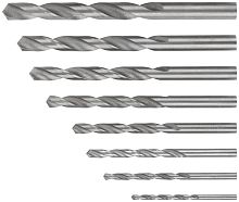Набор сверл по металлу HSS, угол заточки 118град, пласт. кейс, 8 шт. (3-4-5-6-7-8-9-10мм) | код 35600М | FIT