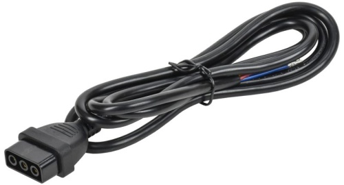 PRO Кабель питания 1,5м черный для PRO светильника светодиодного линейного 1020 и 1022 IEK | код LTP-DCKD-KP-D15-K02 | IEK