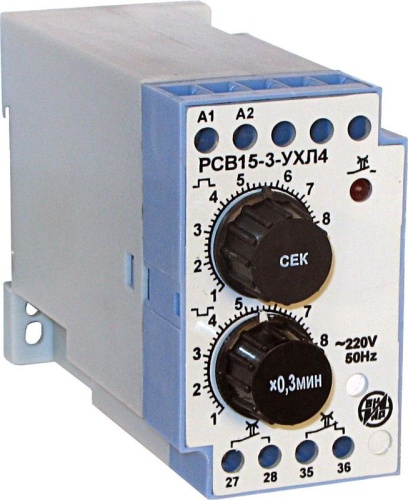 Реле времени РСВ-15-3 1…10с/3…30с 110В пост. | код A8120-76917689 | ВНИИР