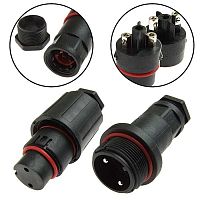 Разъём герметичный SZC-9000 2pin (IP68), 2 контакта | код 106731 | SZC