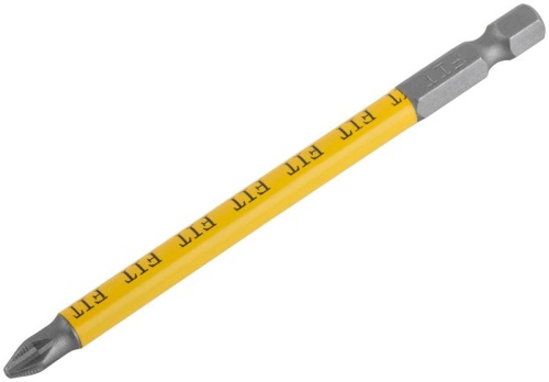 Биты кованые сталь S2 односторонние 100 мм PH2 Профи 10 шт блистер | код 57529 | FIT фото 2