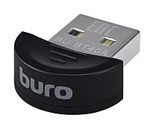 Адаптер USB Buro BU-BT40A BT4.0+EDR class 1.5 20м черный | код 341952 | BURO