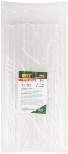 Стержень клеевой 11х300мм 1кг бесцвет. (уп.35шт) FIT 14430 фото 3 Стержень клеевой 11х300мм 1кг бесцвет. (уп.35шт) FIT 14430 фото 3