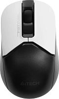 Мышь A4Tech Fstyler FB12 белый/черный оптическая (1200dpi) беспроводная BT/Radio USB (3but) | код 1595332 | A4TECH