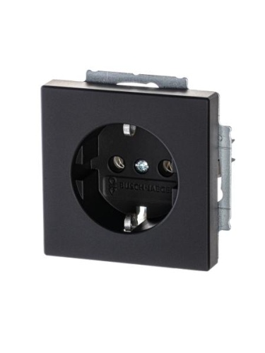 Розетка SCHUKO 16А 250В, серия solo/future, цвет чёрный бархат 20 EUC-885-500 | код 2CKA002011A6211 | ABB Розетка SCHUKO 16А 250В, серия solo/future, цвет чёрный бархат 20 EUC-885-500 | код 2CKA002011A6211 | ABB