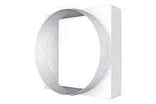 Соединитель квадрата 100х100 с круглым воздуховодом пластиковый D100 | код 10КВ | ERA