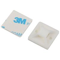 Площадка самоклеящаяся под хомуты 20х20 мм белая 50 штук NO-225-301 | код Б0066703 | ЭРА