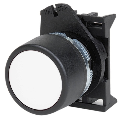 Кнопка плоская без фиксации, белая | код ABHTR5 | DKC Кнопка плоская без фиксации, белая | код ABHTR5 | DKC