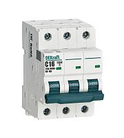Выключатель автоматический трехполюсный ВА-105 16А C 10кА | код. 13177DEK | DEKraft 
