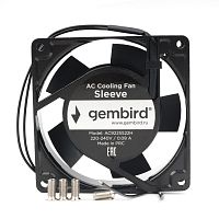 Вентилятор Gembird, 92x92x25, AC, 220, втулка, 2 pin, провод 30 см | код AC9225S22H | Gembird