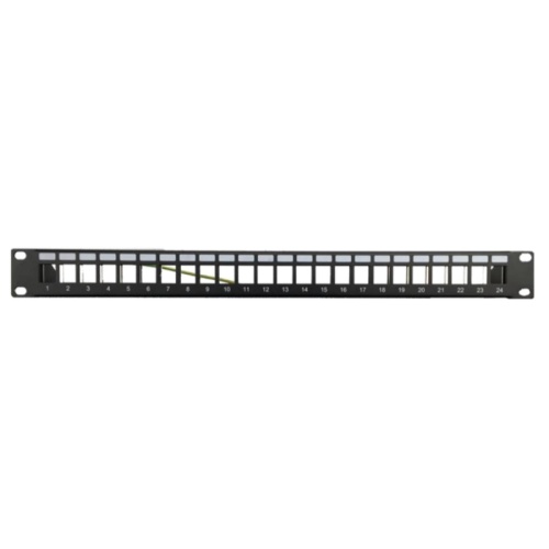 Патч-панель наборная 19,1U, под 24 модуля Keystone, UTP/STP | код RNKPP241 | DKC
