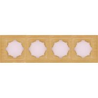 Zena береза рамка 4 постовая | код 500-012700-228 | ABB