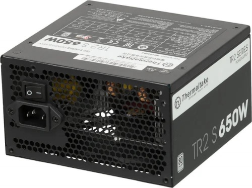 Блок питания Thermaltake ATX 650W TR2 S 80 PLUS WHITE (20+4pin) APFC 120mm fan 5xSATA RTL | код 365400 | THERMALTAKE