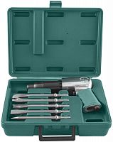 JAH-6833HK Набор молоток пневматический 2100 уд/мин., патрон H10, с насадками, 8 предметов | код JAH-6833HK | JONNESWAY