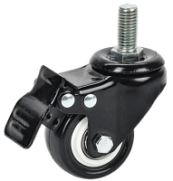 ITK Ролик с тормозом М12 черный | код ITK-HP-M12 | ITK by IEK