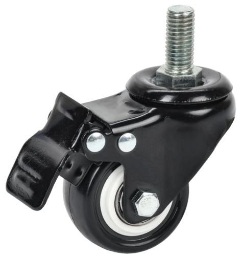 ITK Ролик с тормозом М12 черный | код ITK-HP-M12 | ITK by IEK