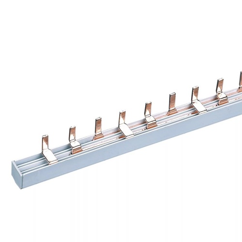 Шина-гребенка для 1-фазного автомата (медная) 12 модулей 1,5mm 100A | код 80000008 | ONKA Шина-гребенка для 1-фазного автомата (медная) 12 модулей 1,5mm 100A | код 80000008 | ONKA