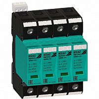 Ограничитель импульсных перенапряжений (УЗИП) OptiDin OM-I-4-280/12,5 | код. 114243 | КЭАЗ 