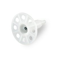 Тарельчатый дюбель гриб с гвоздем для ПМ IN60 белый (100 шт/уп) Промрукав | код PR08.12251 | ПРОМРУКАВ