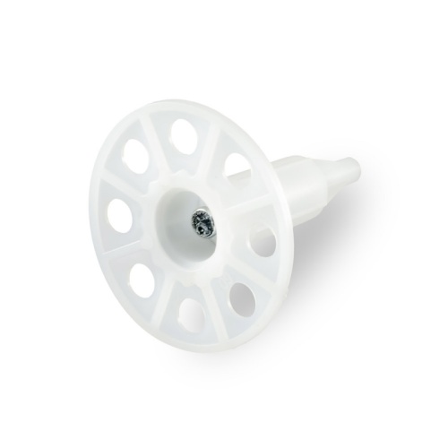 Тарельчатый дюбель гриб с гвоздем для ПМ IN60 белый (100 шт/уп) Промрукав | код PR08.12251 | ПРОМРУКАВ