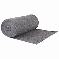 Полотно ХПП холстопрошивное ПЛОТНОЕ серое, 0,75х50м, 240(±10)г/м2, шаг 2,5мм, LAIMA Премиум | код 603587 | LAIMA