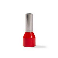 Наконечник штыревой втулочный изолированный НШВИ 10-12 ЕВРО красн. КВТ 103207